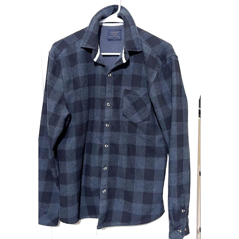 Men's Blue Plaid Shirt